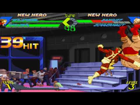 X MEN VS STREET FIGHTER CYCLOPS COMBO 100% DAMAGE