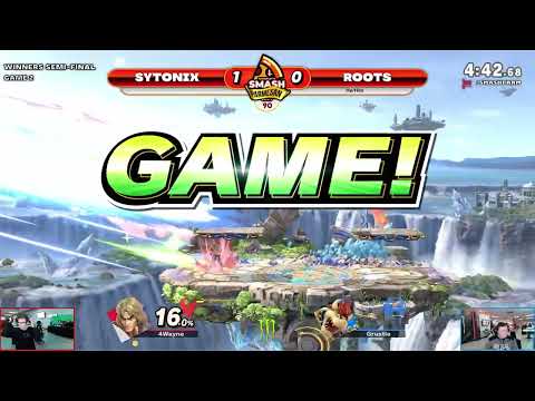 Sytonix vs Roots - Smash Ultimate Singles Winners Semifinals Smash Parmesan 90 - Ken vs Snake