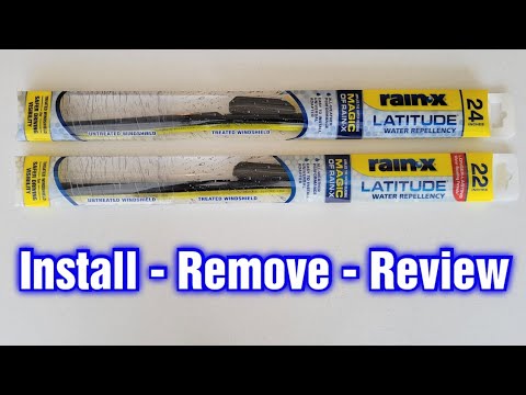 Rain X Latitude Wiper Blades – Installation, Removal, Review