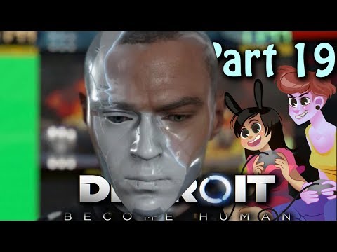 News Station Speech | Detroit Become Human | 2 Girls 1 Let's Play Walkthrough Gameplay Part 19