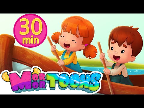 Row Row Row Your Boat + More Nursery Rhymes & Kids Songs - Mormortoons