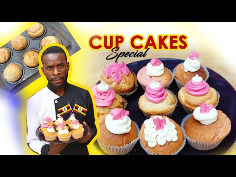 Yiga Okukola Cupcakes | Homemade Cupcakes Without An Oven - Ugandan Village Baking style