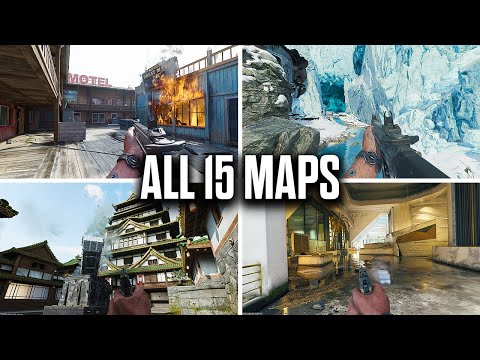 COD Black Ops 7 - All 15 Maps Showcase in Multiplayer (4K Ultra)