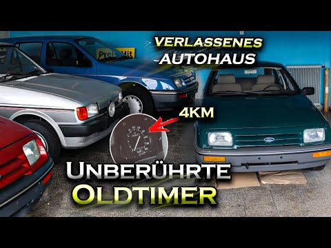 Brandneue Oldtimer, aus den 80ern, im verlassenen Autohaus *FIESTA, ORION,SIERRA, ESCORT