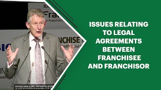 Issues relating to legal agreements between Franchisee and Franchisor image