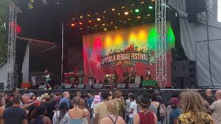 Junior Natural with Sly & Robbie + Taxigang live at Uppsala reggaefestival 2018 - Jah light