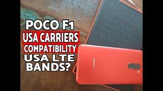 Poco F1 USA LTE Bands; Poco F1 USA Carriers Compatibility(AT&amp;T, T-Mobile, Verizon, Sprint)
