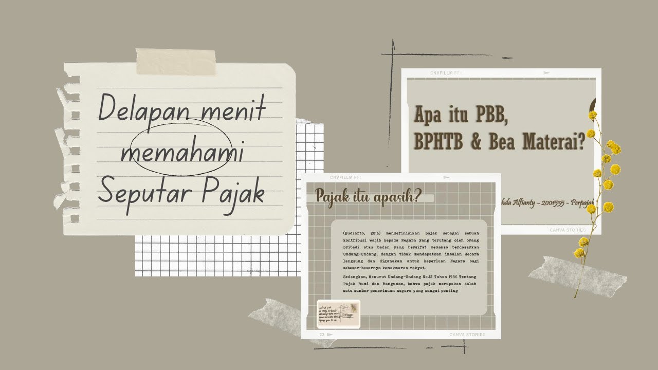 8 menit memahami Seputar Pajak! Apa itu PBB, BPHTB & Bea Materai?