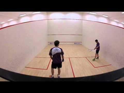 TonySquash Cambridge Open B Grade Final, 1st Game