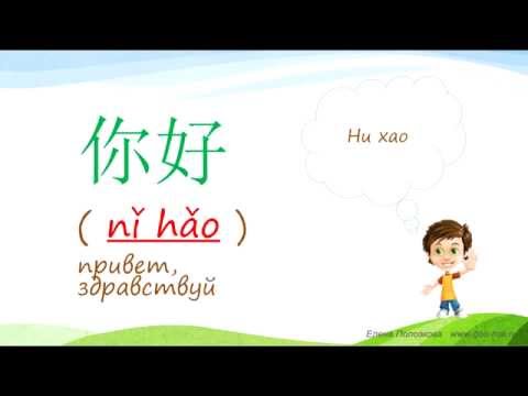 1. Говорим по-китайски: "Привет, спасибо, не за что, до свидания".