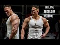 Train shoulders with me (reps and sets included!)