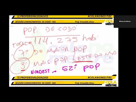 SEGUNDA REVISÃO DE CONHECIMENTOS DO MUNICÍPIO DE CODÓ MA