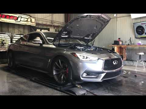 2018 Q60 on the dyno, AMS tuned.