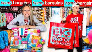 NO WAY! Home Bargains Was THIS CHEAP for Our Holiday Shopping ✈️ Budget vacation shop!!