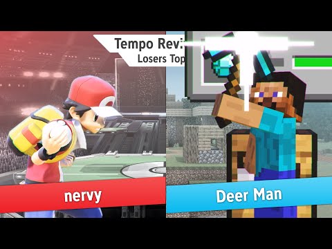 Tempo Revival 41 - nervy (Pkmn Trainer) Vs. Deer Man (Steve) - Losers Top 8 - Smash Ultimate