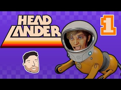 Let's Play Headlander - PART 1: Aerodynamic Sideburns | Graeme Games