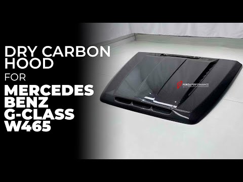 DRY CARBON HOOD BONNET for MERCEDES BENZ G-CLASS W465 G63 #mercedes #mercedesbenz #gclass