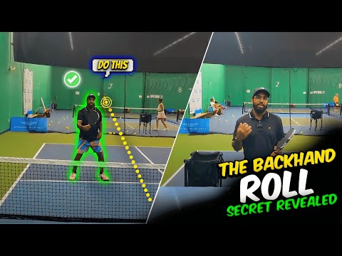 The Beginner Guide Of The Pickleball Backhand Roll