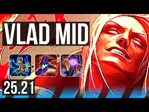 VLADIMIR vs FIZZ (MID) | Legendary | KR Master | 25.21