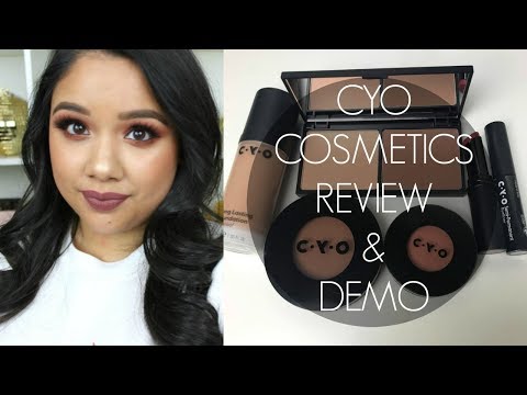 CYO Cosmetics | Foundation, Blush, Bronzer, Eyeliner| Review + Demo Video