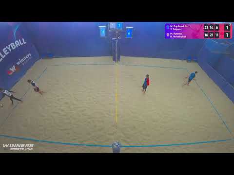 22:10 M. Zapliusvichka / Y. Sulyma - M. Kyselov / R. Voloshchuk 07.01.2023 |Winners Beach Volleyball
