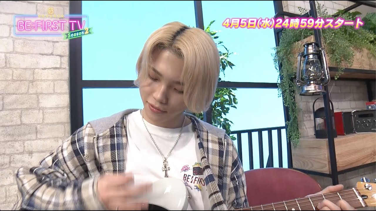 【BE:FIRST TV Season2…明日放送！】4月5日(水)24:59〜スタートまで毎日カウントダウン！今日はSHUNTO！