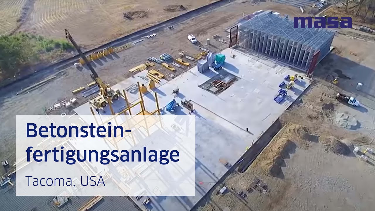 Masa Betonsteinfertigungsanlage (DE)