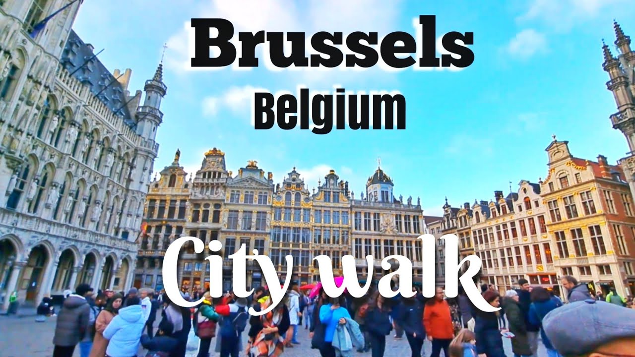 Immersive street-level walking tour through Brussels, Belgium, showcasing authentic urban landscapes, local architecture, and the vibrant atmosphere of the city's neighborhoods