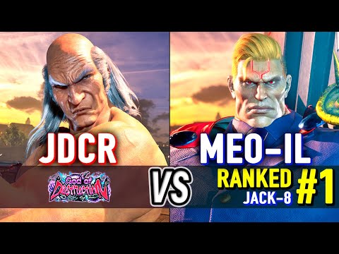 T8 🔥 JDCR (Heihachi) vs MEO-IL (#1 Ranked Jack-8) 🔥 Tekken 8 High Level Gameplay
