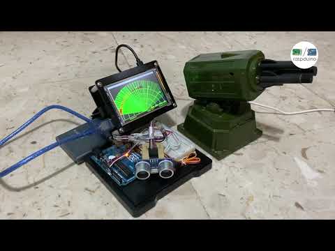 Arduino Missile Defense Radar System in ACTION