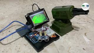 Arduino Missile Defense Radar System in ACTION