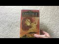 The Lion King II Simba S Pride VHS Overview