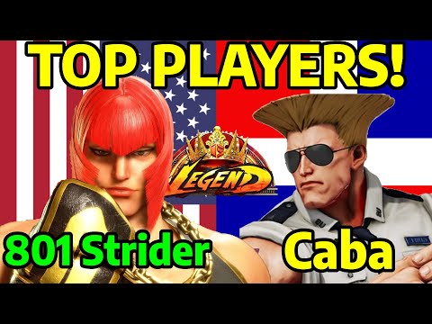 🔥 STREET FIGHTER 6 ➥ 801 Strider (MARISA マリーザ) VS. Caba (GUILE ガイル) LEGEND RANKS 🔥