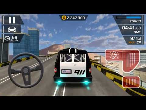Smash Car Hit Driving Simulator Stunts - Police Van 911 - Android Gameplay 3D