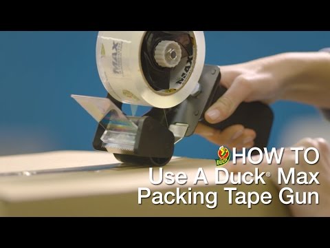 How to Use Your Duck® MAX Packing Tape Gun