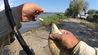 Ловля на английский поплавок с кормушкой