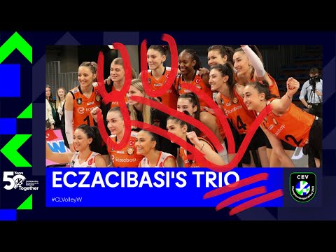 Eczacibasi's Unstoppable Trio: Tijana Boskovic + Samanta Fabris + Irina Voronkova