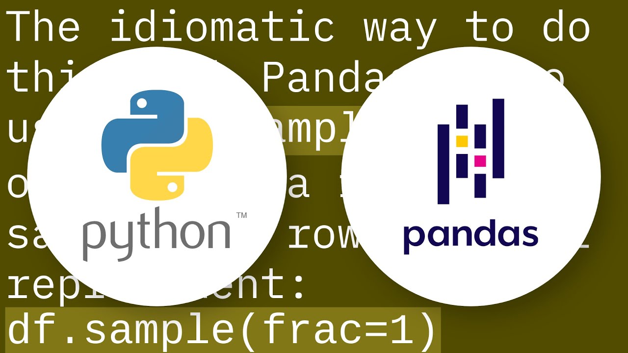Shuffle DataFrame rows