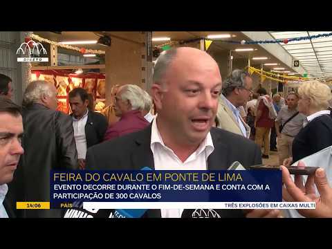 Feira do Cavalo de Ponte de Lima junta centenas de cavaleiros de várias nacionalidades Em Ponte ...