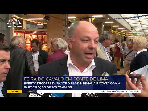 Feira do Cavalo de Ponte de Lima junta centenas de cavaleiros de várias nacionalidades  Em Ponte ...