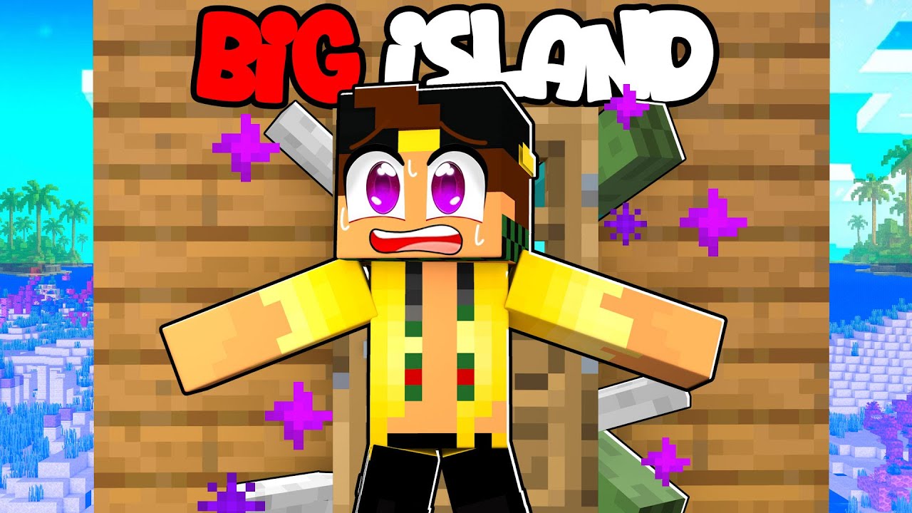 COSTRUISCO LA CASA SULL'ALBERO MA.. - BIG ISLAND MINECRAFT ITA