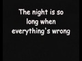 Skillet - The Last Night (Lyrics) 