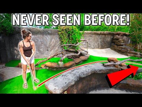 This Mini Golf Course BLEW OUR MINDS!