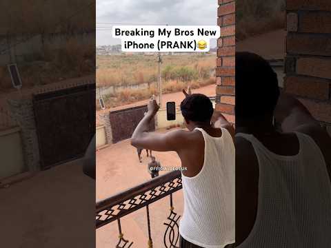 Breaking My Bros New iPhone (PRANK)