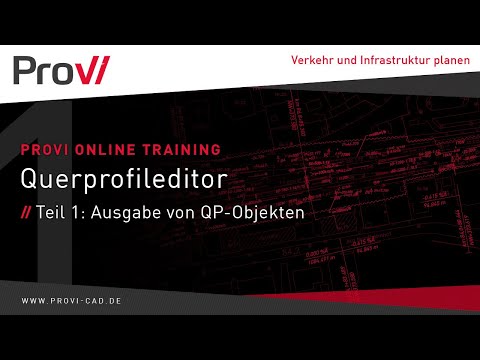 Querprofileditor Teil 1 – Ausgabe von QP-Objekten