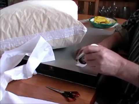 YouTube video about: How to prevent feathers from coming out of pillow?