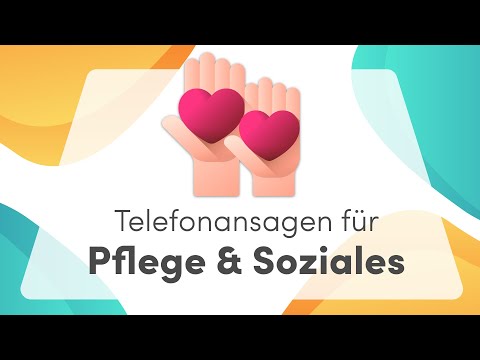 💞 Telefonansagen für Soziales & Pflege | telefonansagen.de