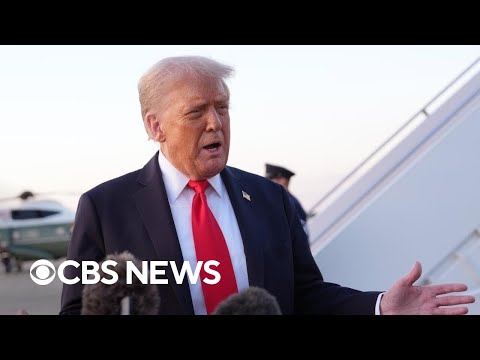 Trump walks back Chicago threats, says "we're not going to war"