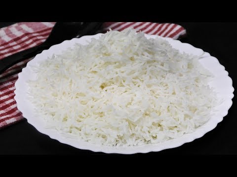 खिले सफेद चावल बनाने का ये तरीका देखकर आप कहेंगे पहले क्यों नहीं पता थी ये ट्रिक White Rice Recipe