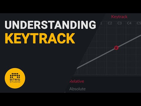 How to use the Bitwig Keytrack tutorial